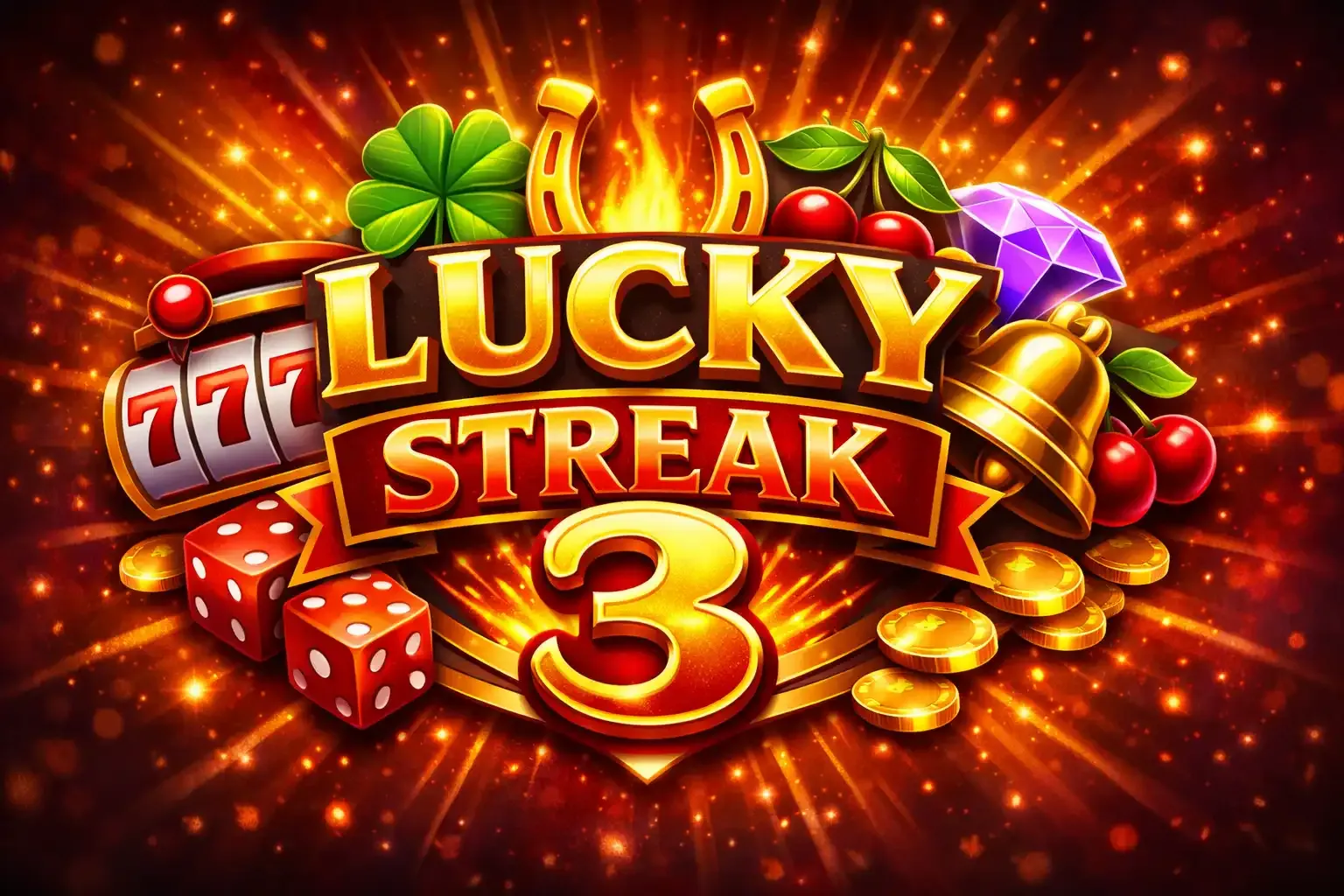 Lucky Streak 3 үшін 50 фриспин